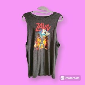 Zayn Zombies Slayer Grey Muscle Tee Size XL